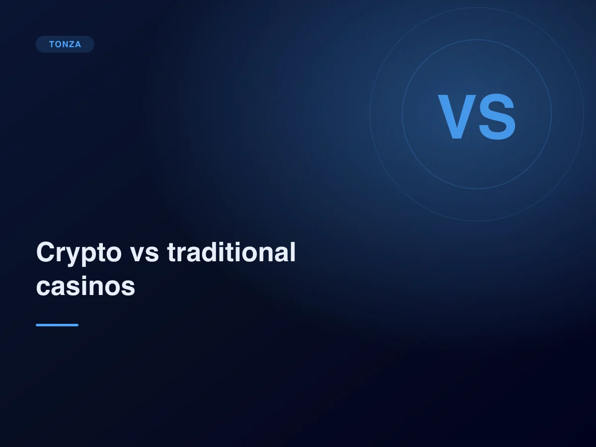 Crypto casinos vs traditional online casinos: the real differences