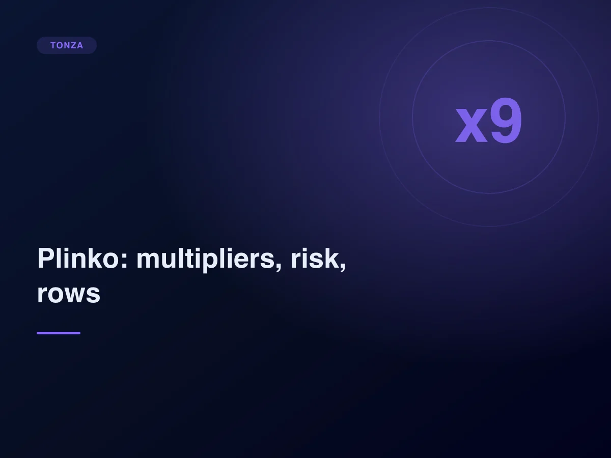 Plinko explained: multipliers, risk levels and row count