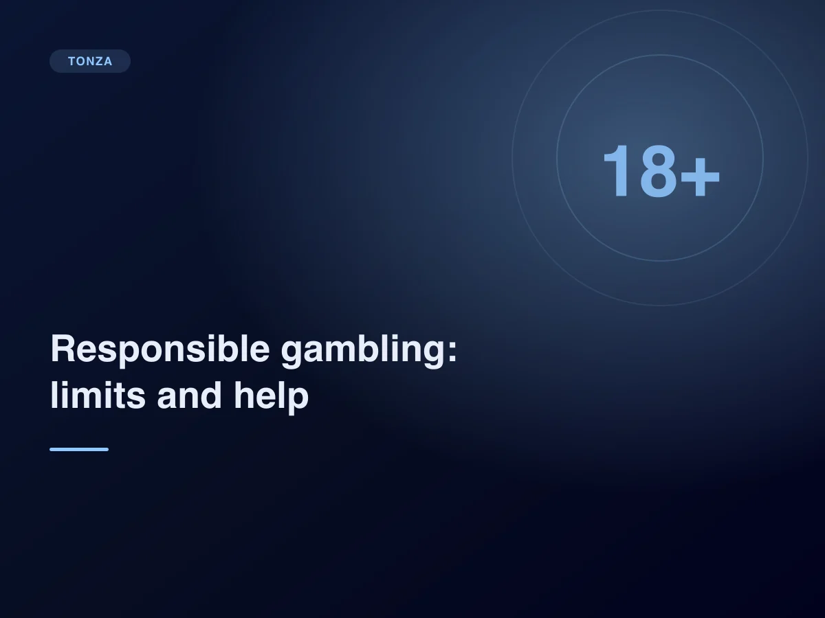 Responsible gambling: limits, warning signs and where to get help